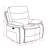 Ahriya Wide Power Rocker Standard Recliner-1093047699