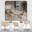 Chaise rembourrée Huda-2155353