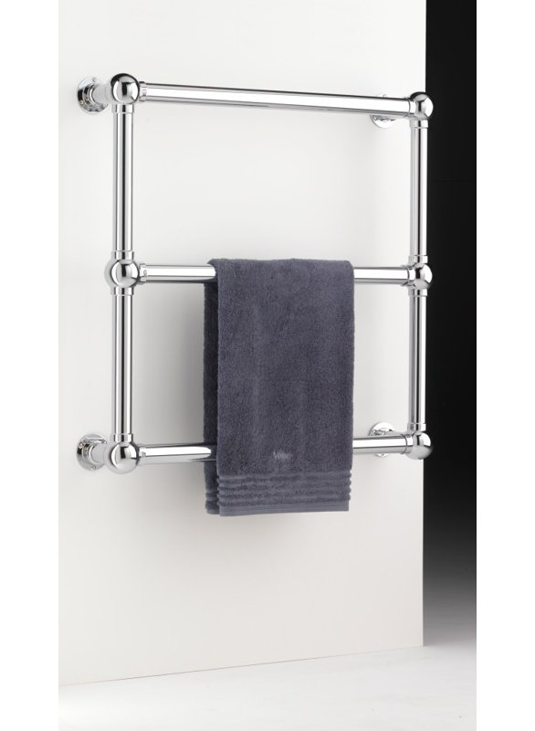 Churchill 3 Rail Wall-Mounted Electric Towel Warmer, Polished Chrome