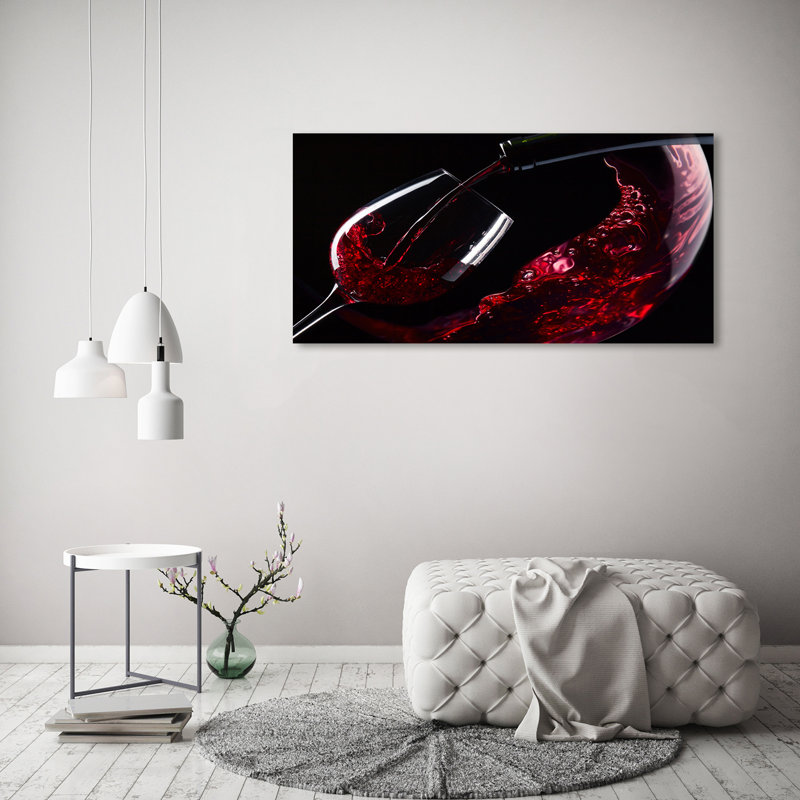 Red Wine - Wrapped Canvas Print
