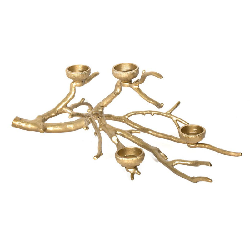 8 " Votive, Gold