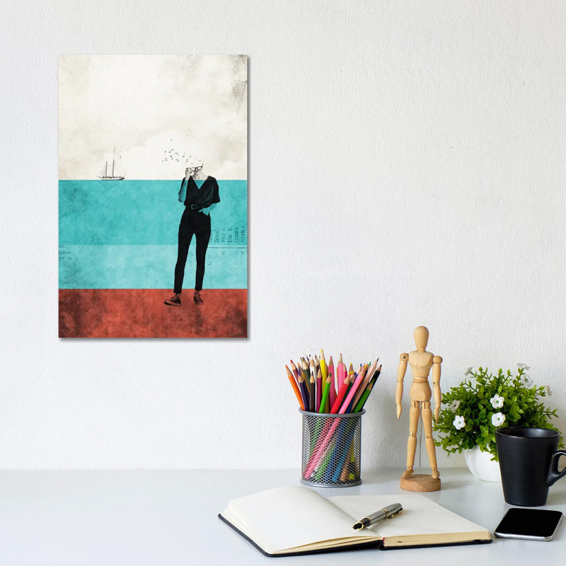 It's My Escape From Reality by Underdott Art - Wrapped Canvas Print, 20.32 cm H x 30.48 cm W