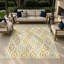 Tapis géométrique Ceajay ACN3069 lavable à la machine pour l'intérieur et l'extérieur-206476261-206476268