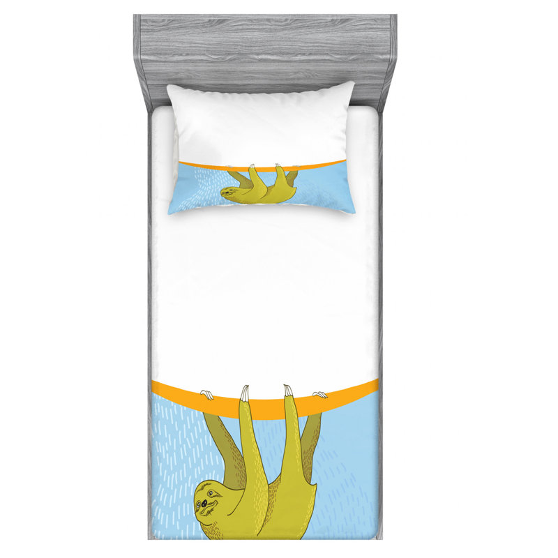 Microfiber Fitted Sheet, Twin XL Sheet Shet with 1 Pillowcase