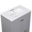 Armoire de rangement multifonctionnelle 30 po avec évier en céramique-1129083303