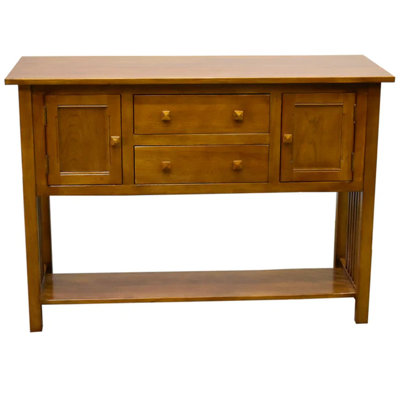Console en bois massif 37 "Arts and Crafts