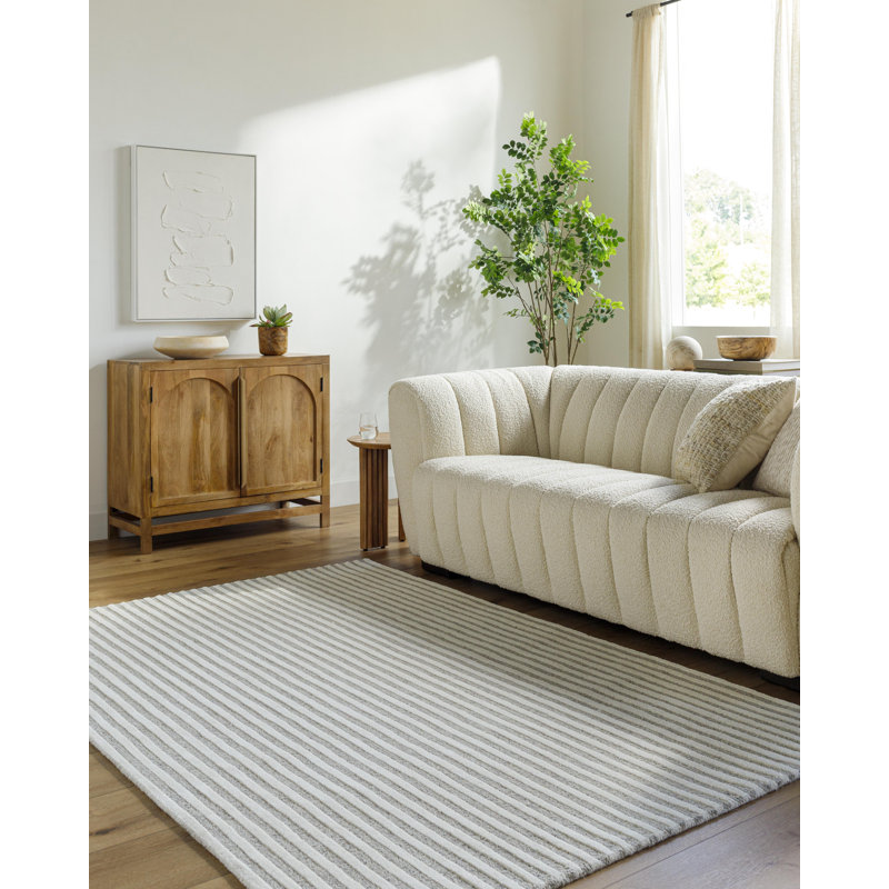 Tapis fait à la main Brook, Rectangle 8 pi x 10 pi