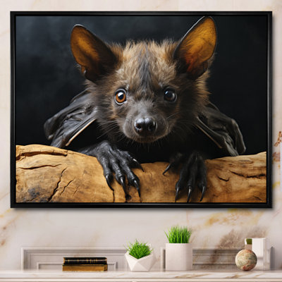 Bat Portrait I - Bat Framed Wall Art