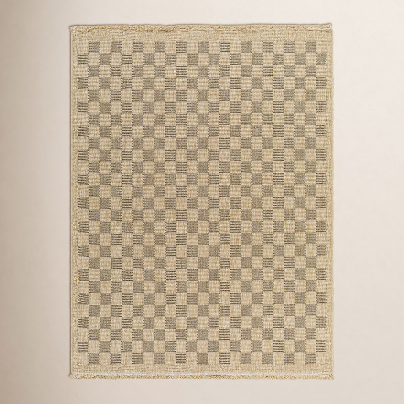 Tapis tissé à la machine Abbie, Rectangle 7 pi 10 po x 10 pi