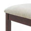 Ensemble de table de salle à manger 5 PCS, 1 table de salle à manger pliante en bois avec 4 chaises rembourrées-1190943759