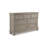 Ryno Wide Dresser, 7 Drawers, Pull Out Tray, Silver Round Knobs, Gray
