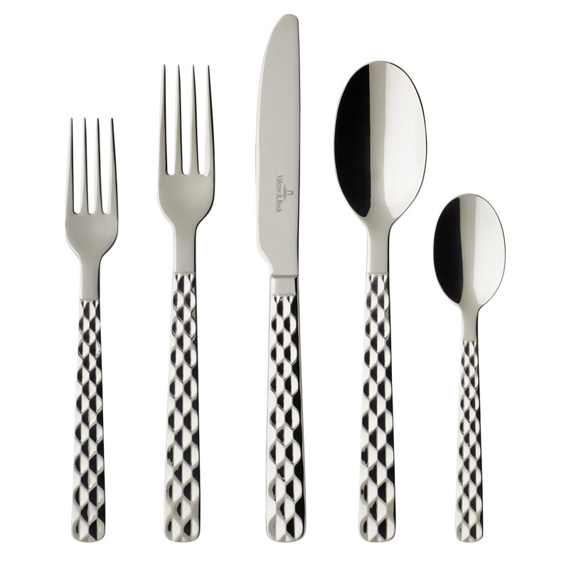 Ensemble de couverts en acier inoxydable 5 pièces Villeroy & Boch Boston, service pour 1 personne