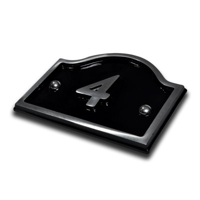 Jaclynn 11.5cm H Reflective Metal House Number