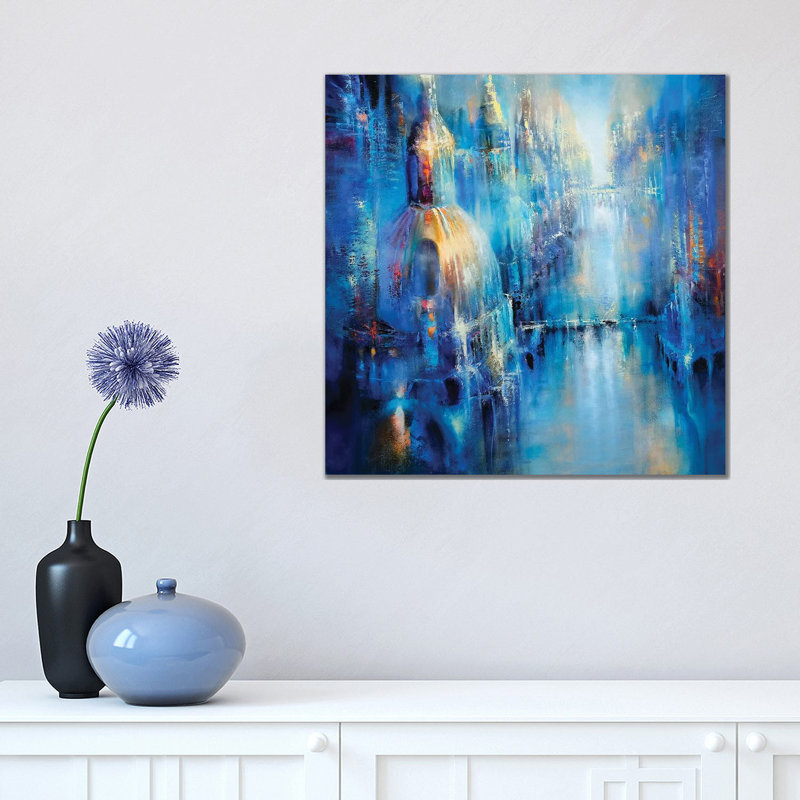 Angel by Betsy McDaniel - Painting on Canvas, 45.72 cm H x 45.72 cm W x 1.91 cm D, Wrapped Canvas