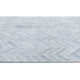 Herringbone Handmade Silver Rug