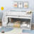 Elsko Kids Twin Over Twin Bunk Bed-1082546102