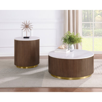 Ensemble de tables basses 2 pièces Vytautas
