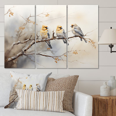 " Bird Silent Watcher VI " 3 - Pieces