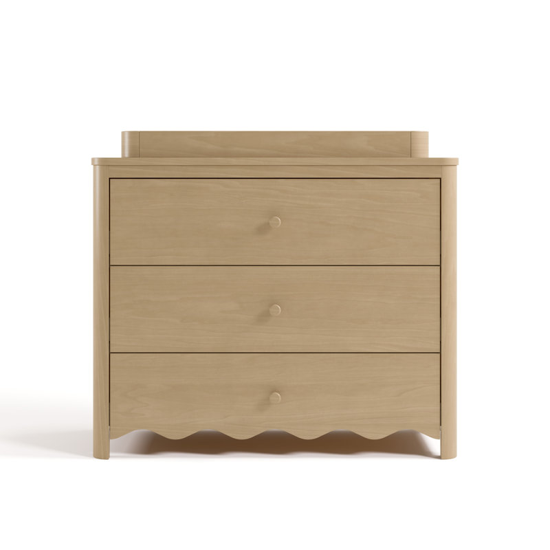 Casablanca 3 Drawer Chest With Removable Changing Table Topper, Driftwood