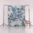 Blue-Themed Tree, Flower, and Stork Patterned Creative Modern Decorative Rug-1355704335