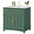 Freestanding Bathroom Vanity with Ceramic Sink, Farmhouse Bathroom Sink Cabinet with Door-mounted Shelves-873942646