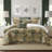 Dolce  Empire Gold Cotton Duvet Cover Set  8 Piece-109897554