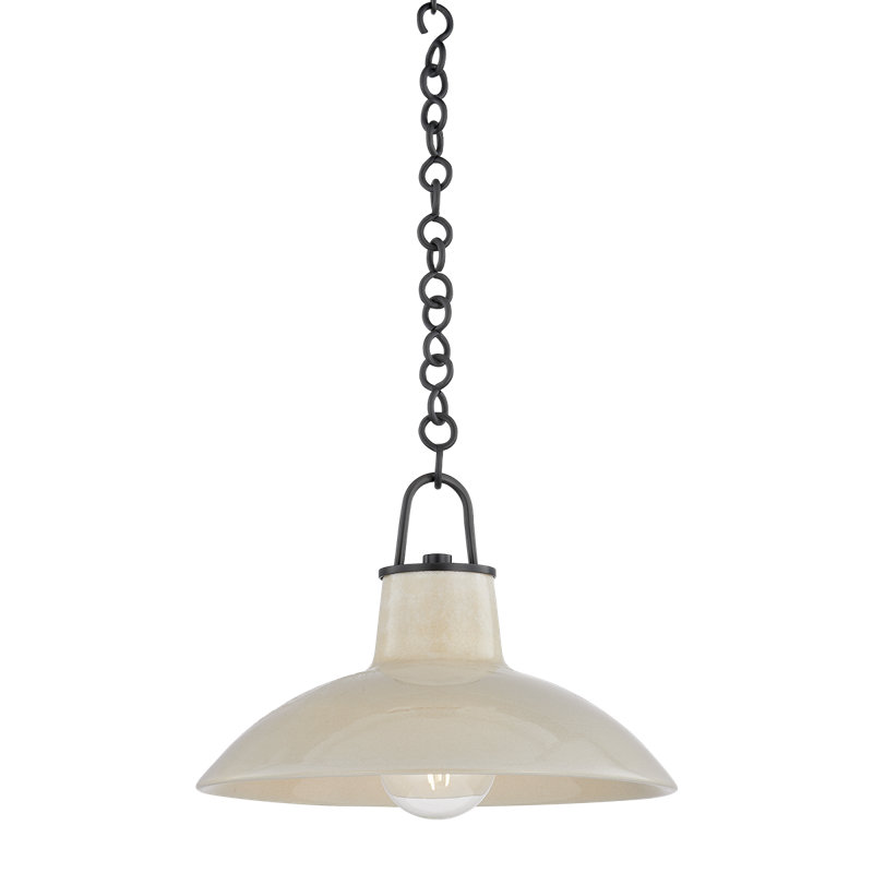 Luminaire suspendu POTTERSVILLE, Bronze, Tanné, H 10 po x l 12,5 po x P 12,5 po