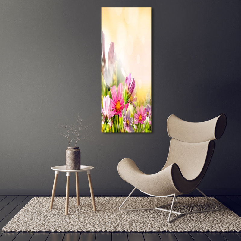 Field Flowers - Wrapped Canvas Print