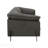 Black Top Grain Leather Sofa