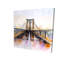 Pont de Brooklyn - reproduction sur toile tendue-27975415
