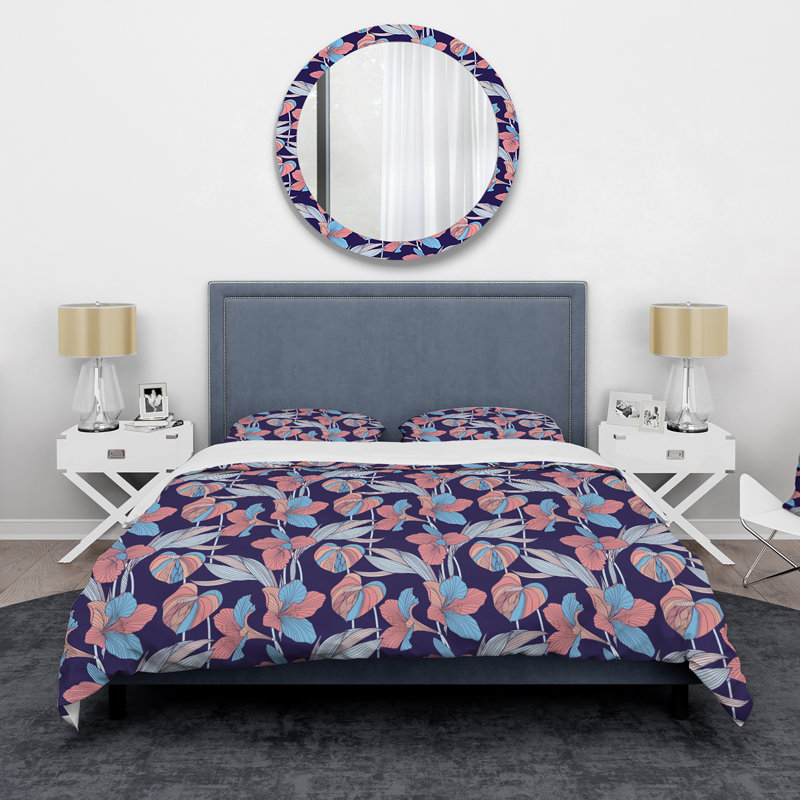 Ensemble de housse de couette en microfibre Piroska, Housse de couette très grand + 2 très grandes ta