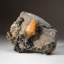 Golden Calcite On Sphalerite Matrix