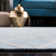 Rodgers Hand Woven Flat Weave Wool/Cotton Geometric Rug in Light Blue/Ivory