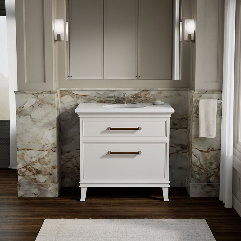 Artifacts Vanity 36 Inches, Linen White