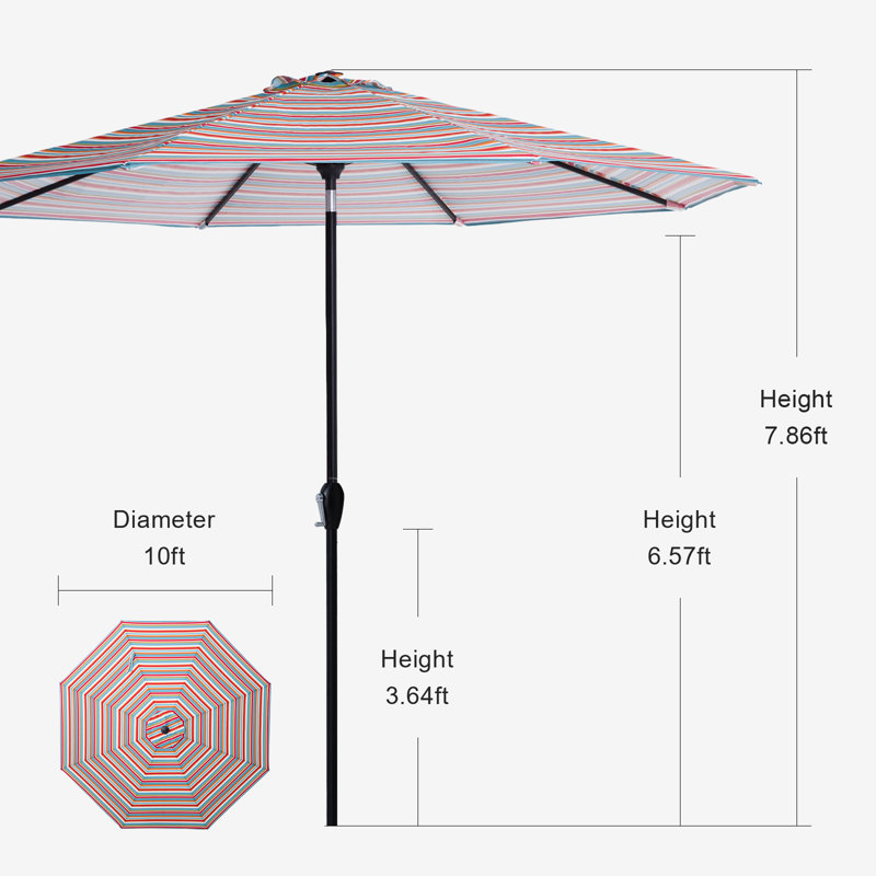 Parasol de marché 10 pi Fradin, Delmar