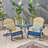 Nahant Acacia Foldable Outdoor Adirondack Set-33678714