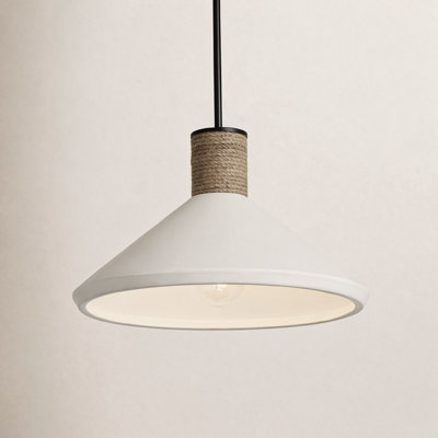 Gwenelle Single Light Ceramic Dimmable Pendant