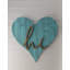 Décoration murale 24 "en bois récupéré turquoise-2019769728-2019769733