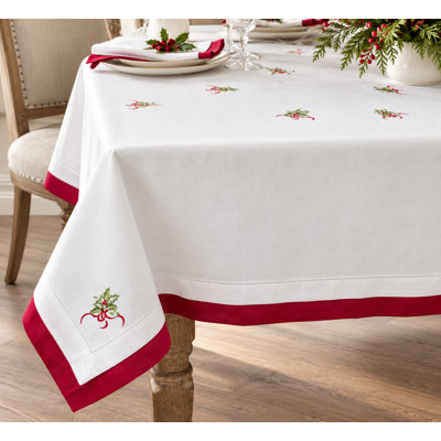 Nappe rouge et blanche Emmey