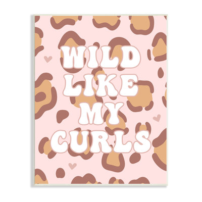 Motif léopard Wild Like My Curls