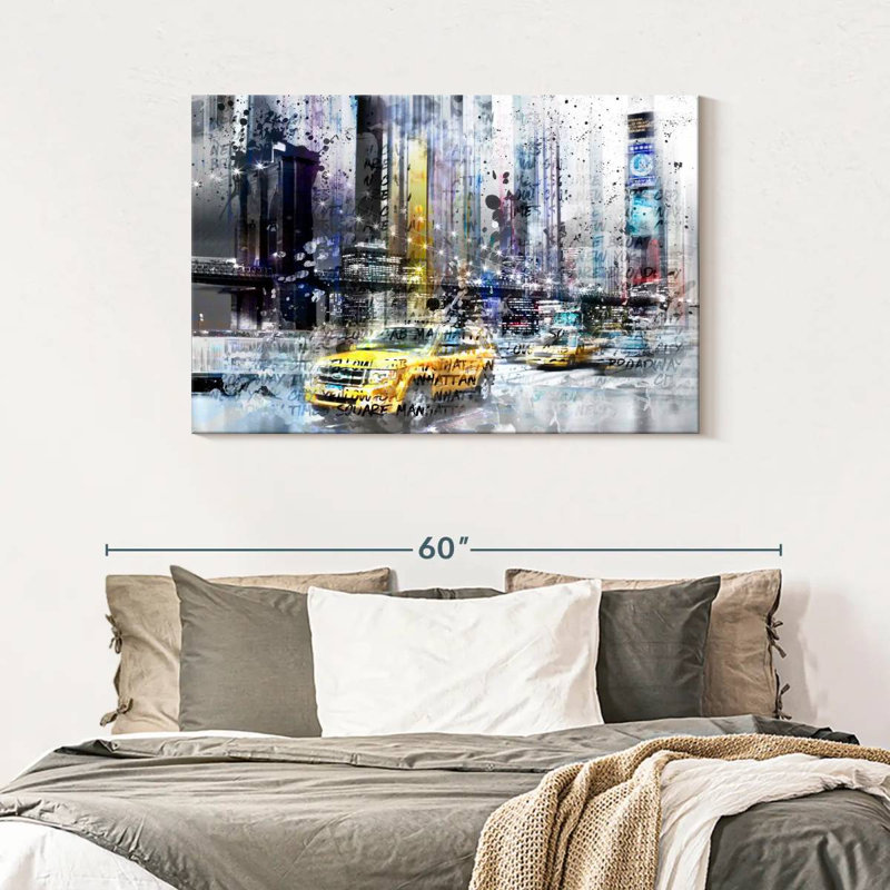 Ravi NYC Collage, 30" H x 45" W