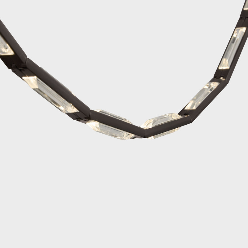 Catena 118 Chandelier, Bronze, Surface, 2700 Kelvins