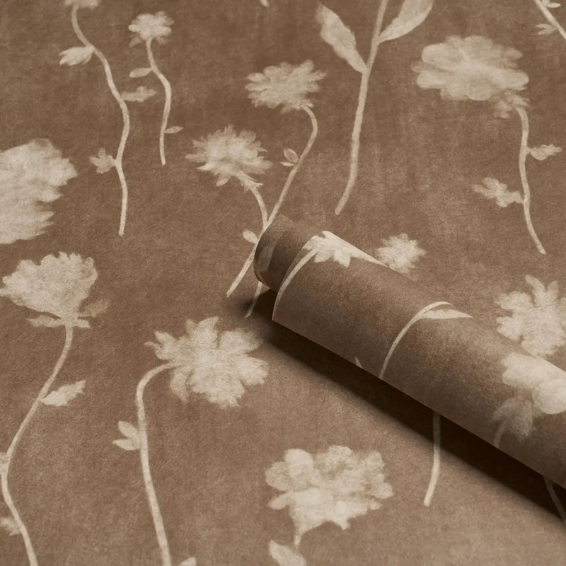 Schumacher X Backdrop Before Midnight Wallpaper, Brown