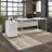 Desk And 3 Drawer Mobile Pedestal-70328112-70328107