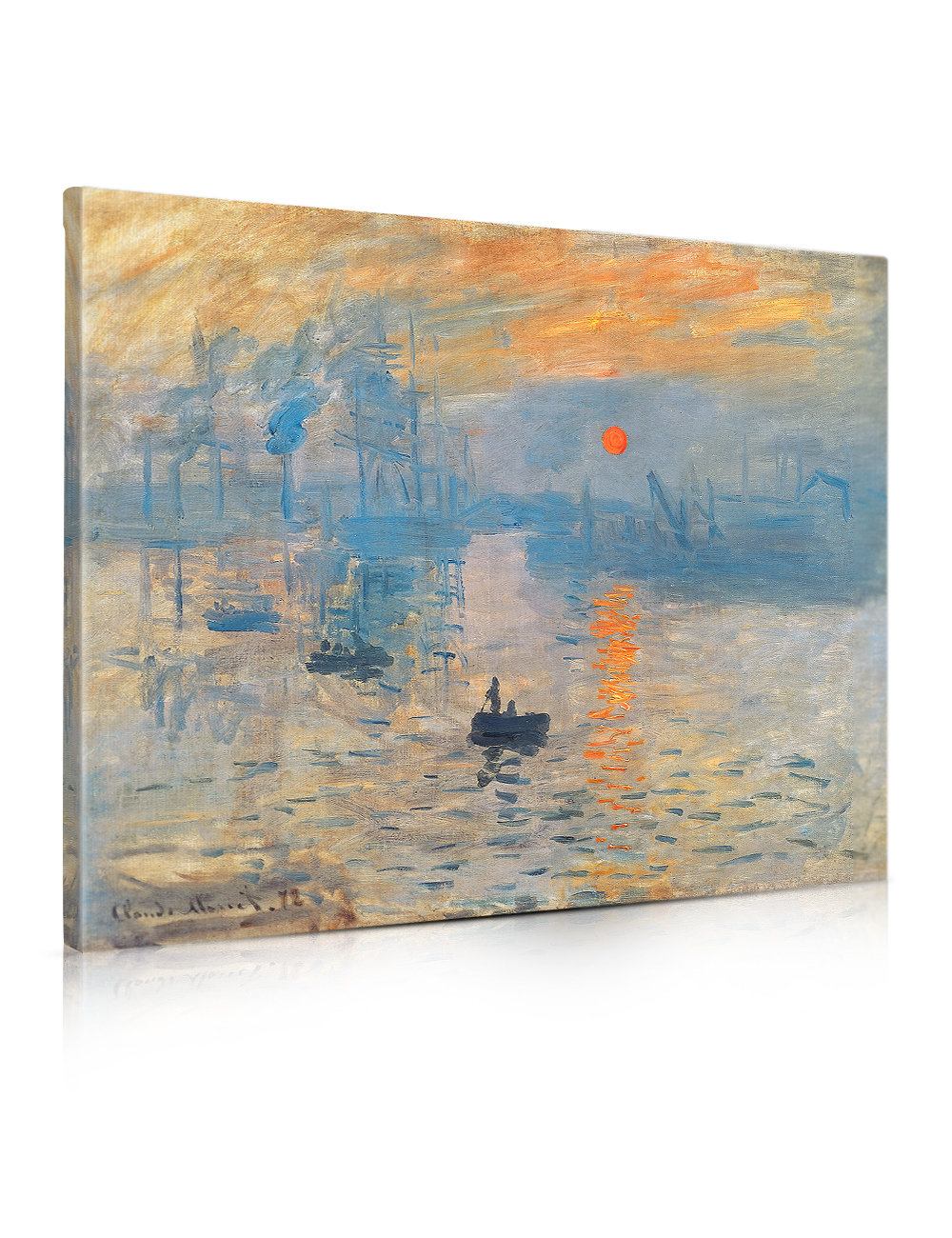 DECORARTS Impression Sunrise On Canvas by Claude Monet Print | Wayfair