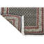 Hand Knotted Wool Oriental Area Rug in Black/Cream/Red