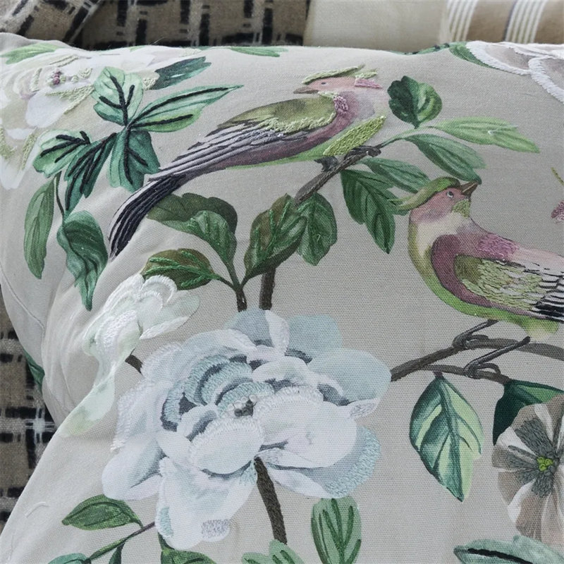 Miraflores Decorative Pillow, Cameo Floral