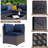 9-Piece All-Weather Wicker Outdoor Patio Set With Cushioned Modular Sectional, Swivel Rocking Chairs & Tables-989039773