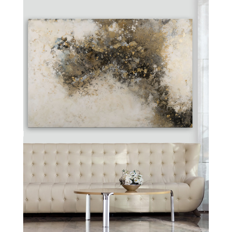 Eclipse In Gold Print by H. Scott