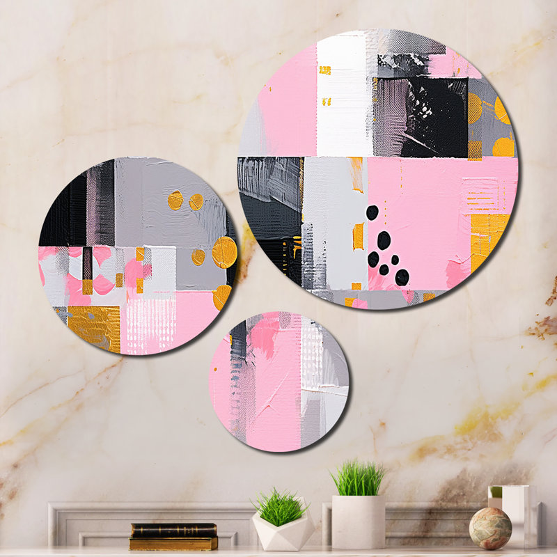 Abstract Wall Decor on Metal